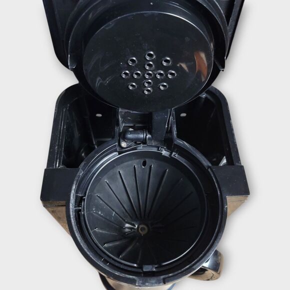 Melitta 10-Cup Thermal Drip Coffeemaker Model 46894 In Black Stainless Steel - Picture 6 of 10